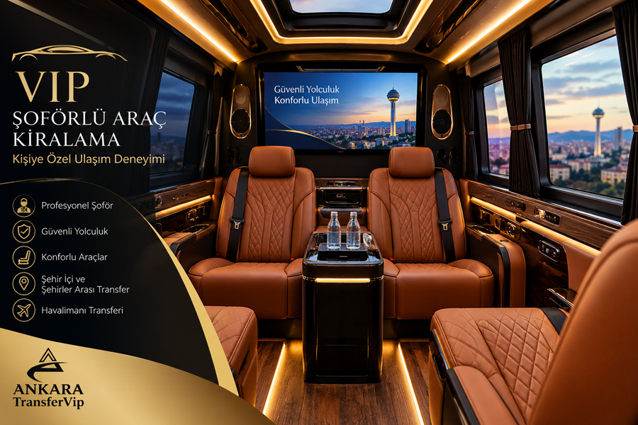  VIP Şoförlü Araç Kiralama ile Kişiye Özel Ulaşım